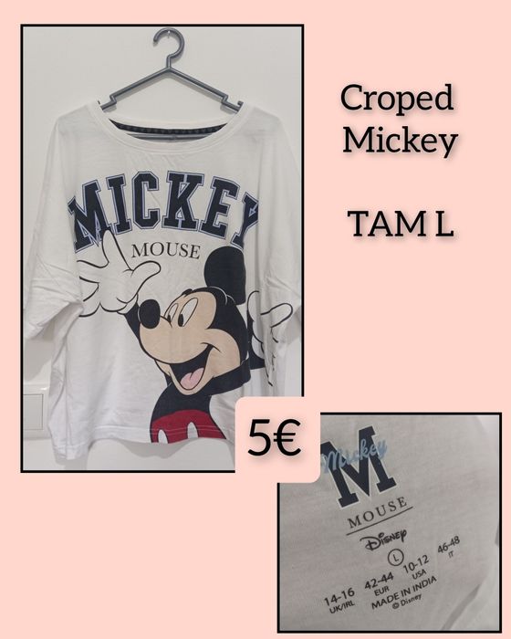Croped Mickey Tam L