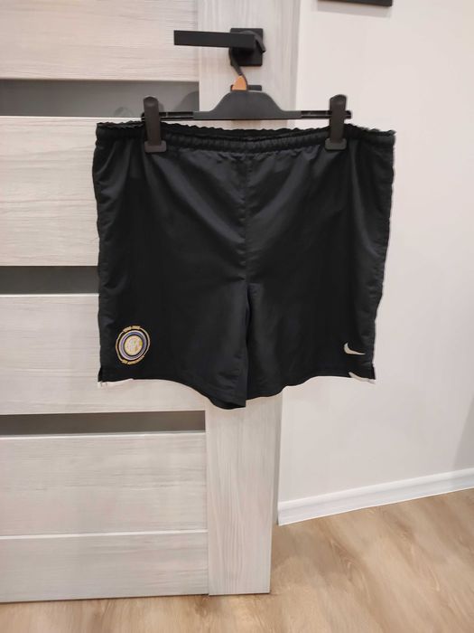 Spodnie letnie męskie nike s/m czarne krótkie