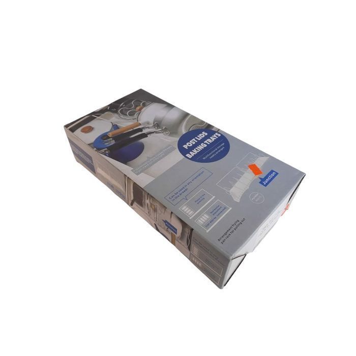 Organizer na Pokrywki Talerze Stojak 2szt Biały