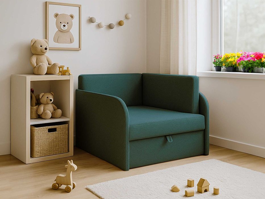 Łóżko dziecięce rozkładane Franek tapczan pojemnik DARMOWA DOSTAWA