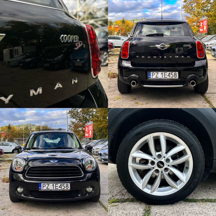 Mini Cooper Countryman SD | 1.6 Diesel 90KM | Manual 6b | Panorama | Grzane Fotele | Zadbane | 2012
