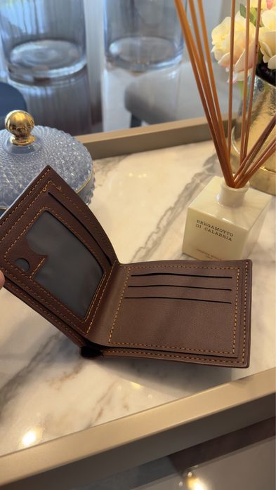 Carteira de couro personalizavel