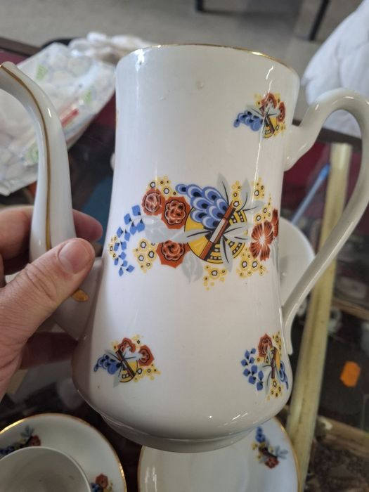 Елітний чайний сервіз Limoges BRP (Франція) — Ар-Деко, порцеляна