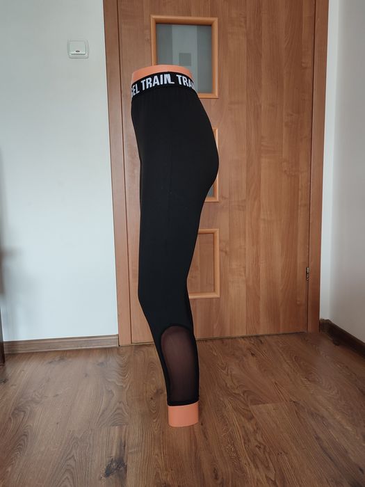 Legginsy czarne elastyczne rozmiar S