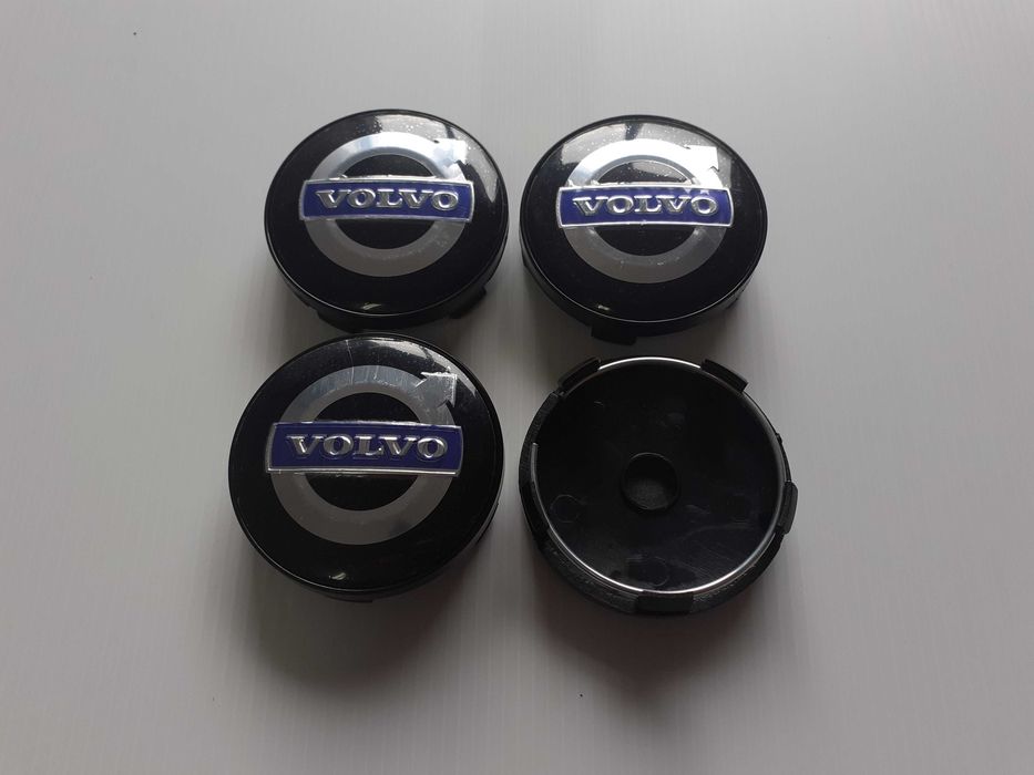 Centros/tampas de jante completos Volvo com 56, 60, 64 e 68 mm