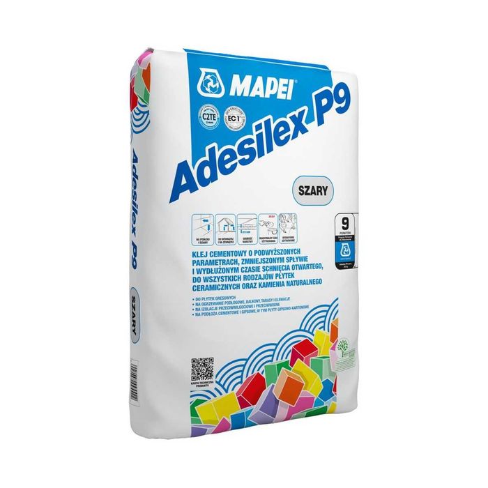 Mapei Klej Do Płytek Adesilex P9/25KG !!! szary