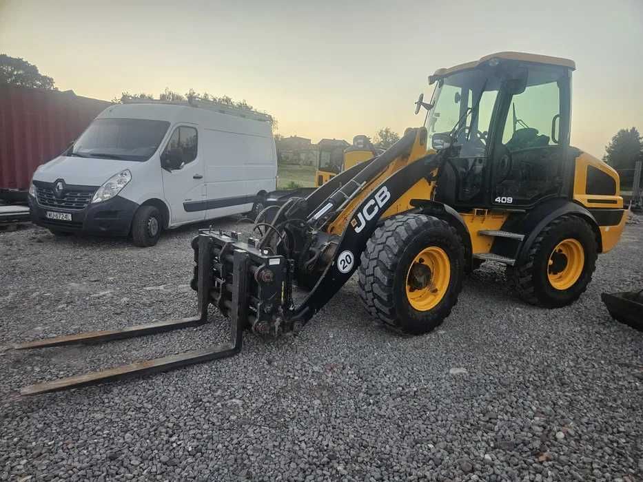 Ładowarka JCB409 wynajem maszyna kołowa