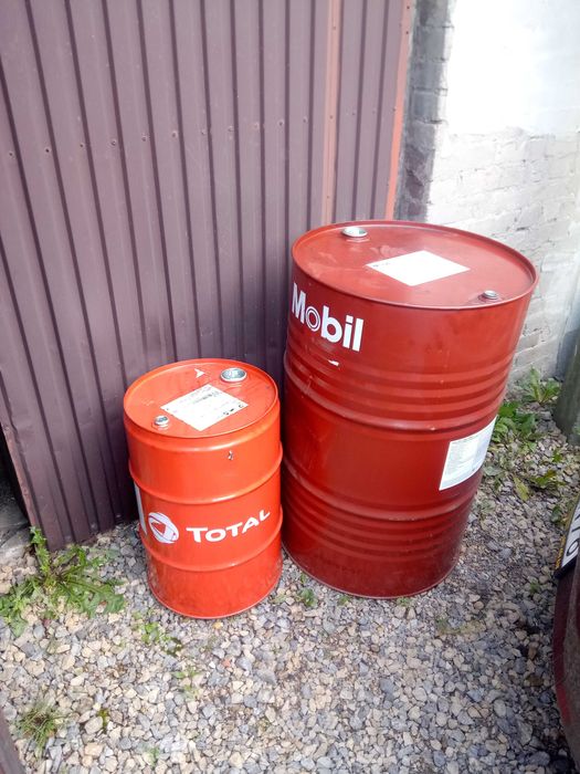 Beczka po oleju 208l i60l CZYSTA.