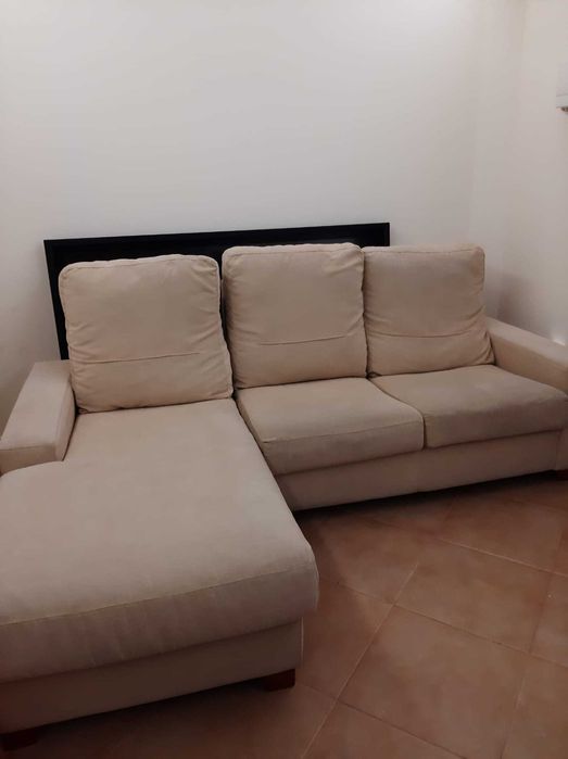 Sofá Chaise Long em tecido