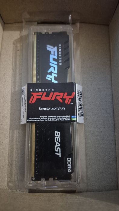 Оперативна пам'ять kingston ddr4 8gb