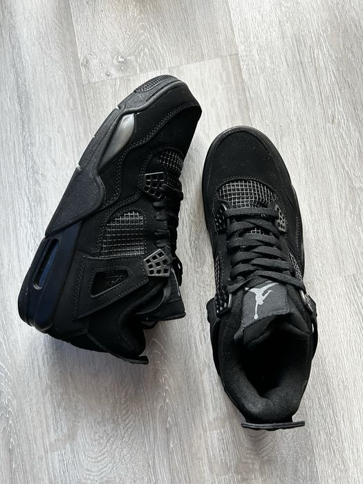 Кросівки Nike Air Jordan 4 Black Cat,розмір 45, нові