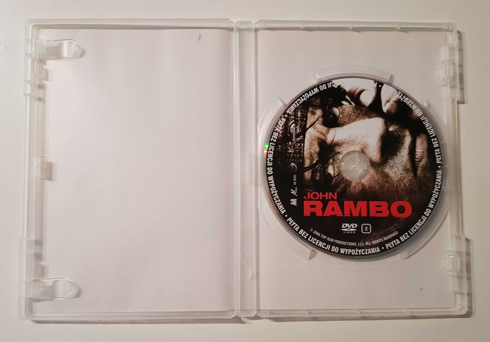 Rambo 1-5 DVD Komplet Sylvester Stallone Filmy Sensacyjne Lektor PL