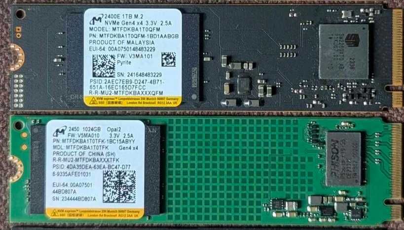 SSD M2  NVME PciE 256-512-1TB !!!