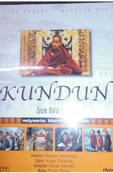 Film Kundun Płyta Dvd