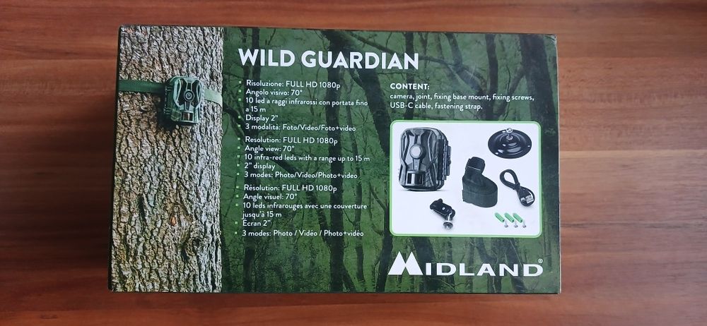 Фотопастка Midland Wild Guardian з акумуляторними батарейками в комлекті
