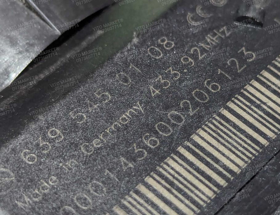 Комплект замка зажигания 0108 ЕБУ VITO-VIANO W639 Замок , Мозги , Ключ