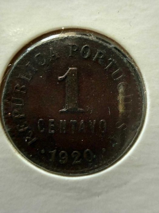 Moeda 1 Centavo 1920 – República Portuguesa