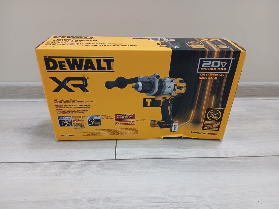 DEWALT DCD1007B 20V MAX  Аккумуляторный ударный шуруповерт-дрель
