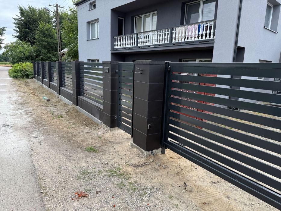 OGRODZENIE PANELOWE PALISADOWE Palisada ogrodzeniowa panel podmurówka