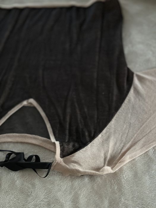 Sweterek bluzka dzianinowa sweter Zara