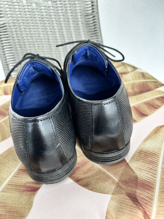 Czarne męskie buty Bugatti