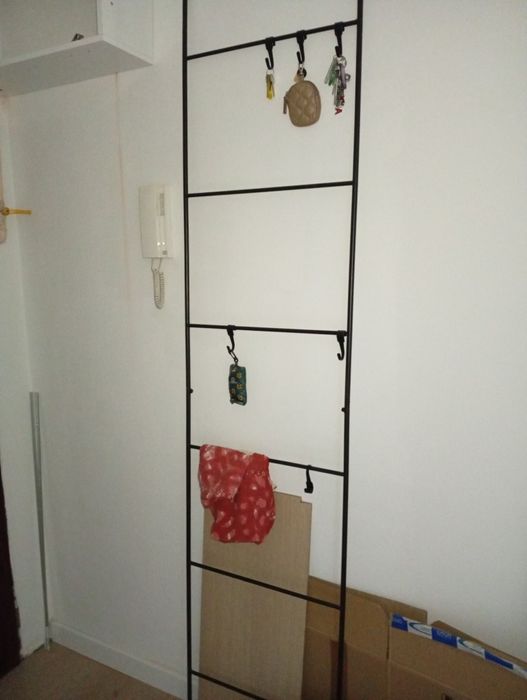 Drabinka wysoka 250 cm zaraz ikea metalowa loft haczyki