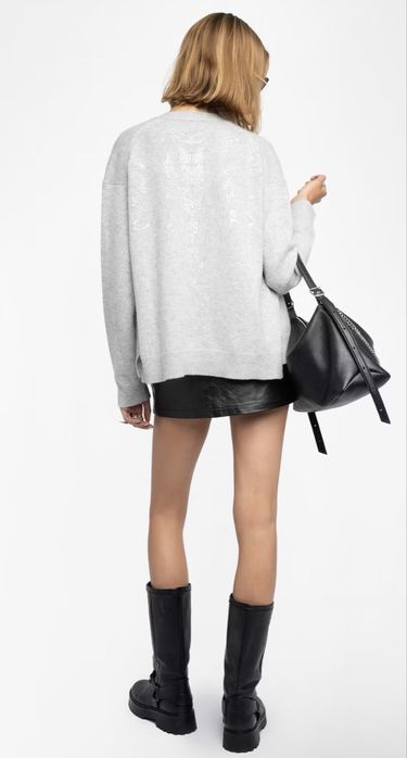 Кардиган светло серый Zadig & Voltaire