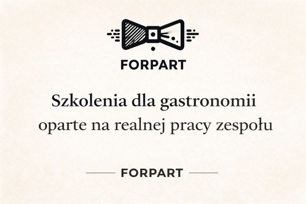 Szkolenia dla Gastronomii / Kelnerów