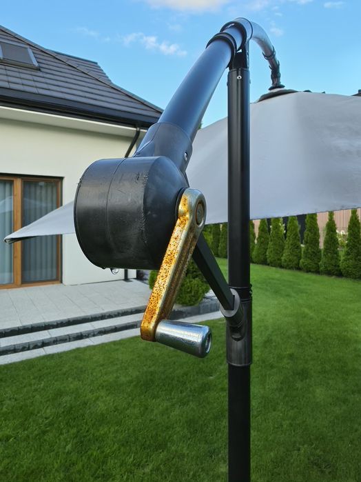 Parasol ogrodowy duży boczny 3m