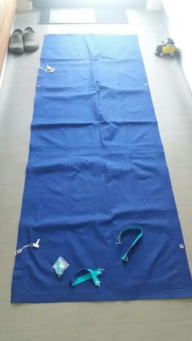 Colchão de lona insuflável para campismo ou água