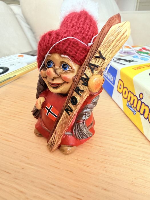 Figurka z Norwegii Skrzat troll pamiątka Norwegia