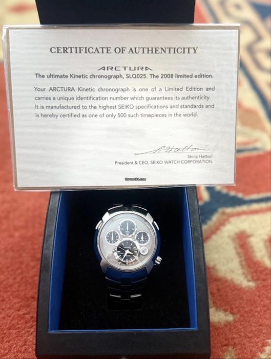 Seiko Arctura Kinetic Limited Edition