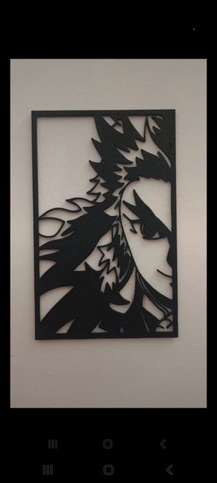 Conjunto 5 quadros Demon Slayer