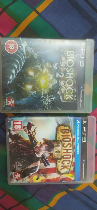 Vendo os dois últimos jogos da saga BioShock
