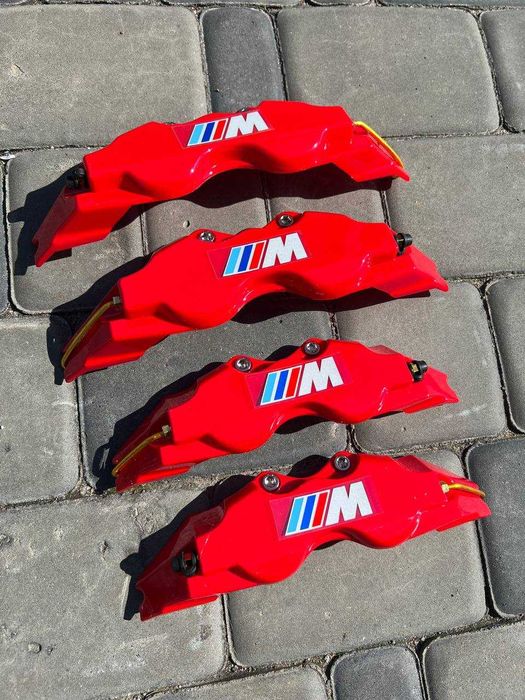 Декоративные накладки на суппорта BMW М красные синие для всех БМВ
