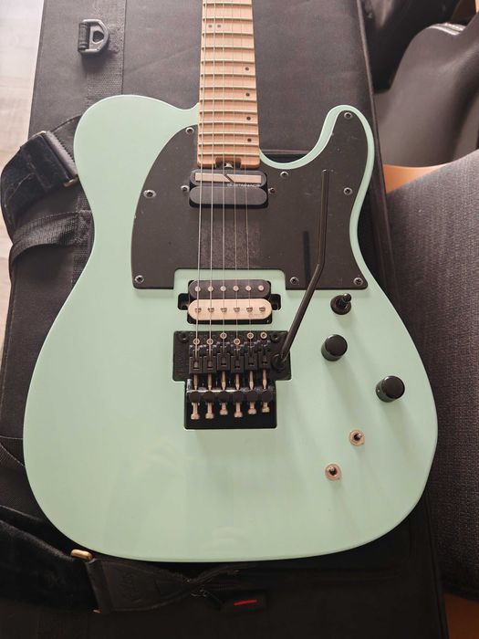 Schecter PT Sun Valley Super Shredder FR S, Sea Foam Green como nova