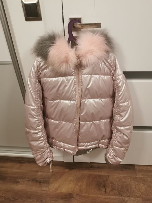 Kurtka zimowa-metaliczna S