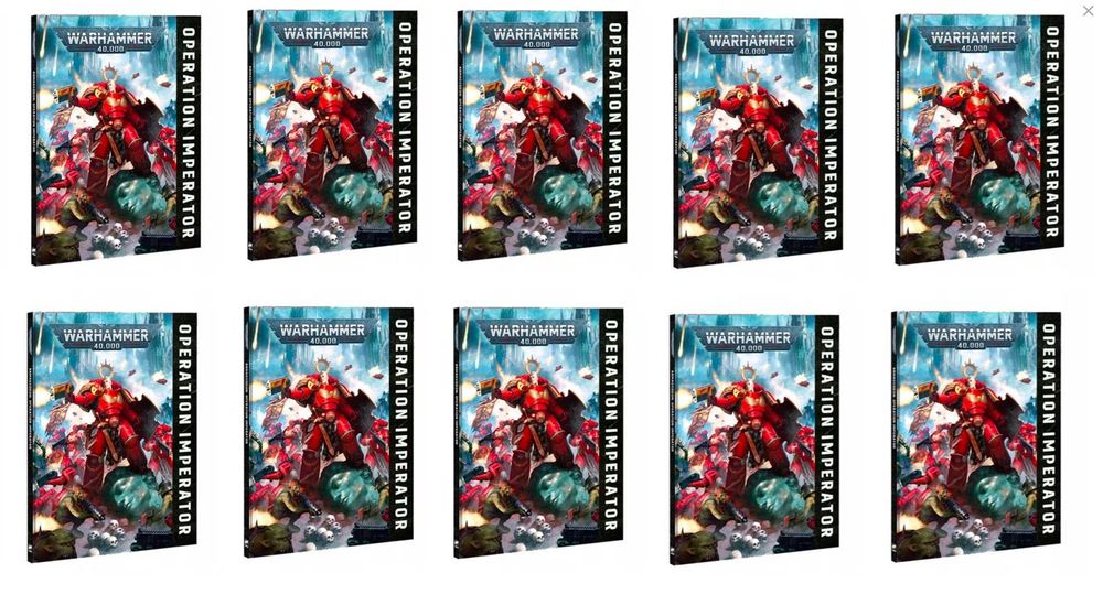 10x OPERATION IMPERATOR 11th - English Warhammer 40k 40000 Armageddon - NOWE