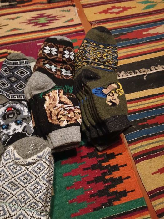 Шерстяні носки  машинної в'язки