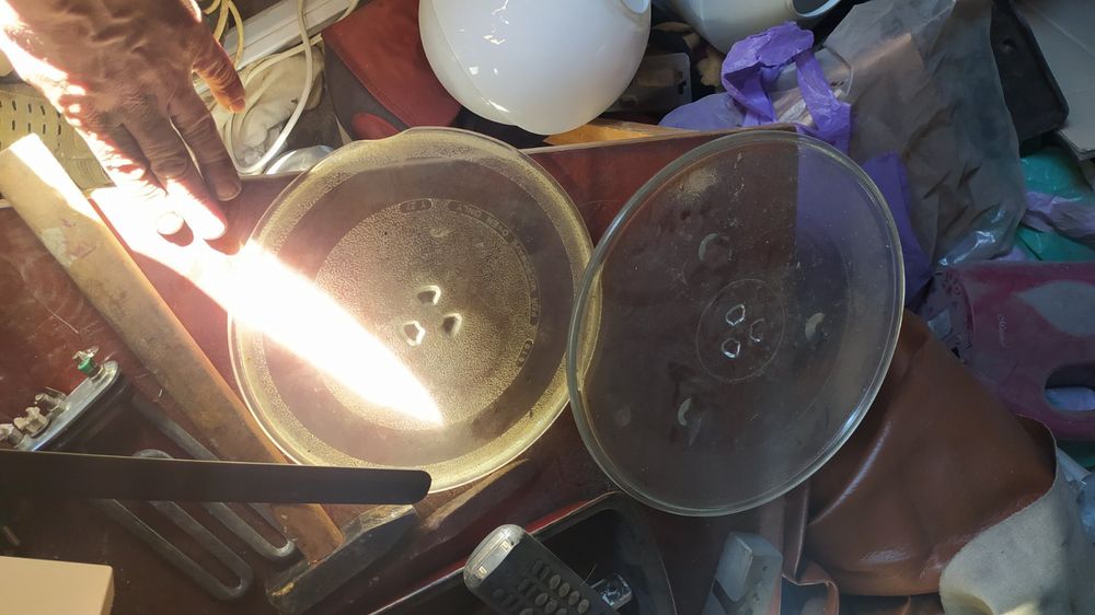 Стеклянные тарелки для микроволновки