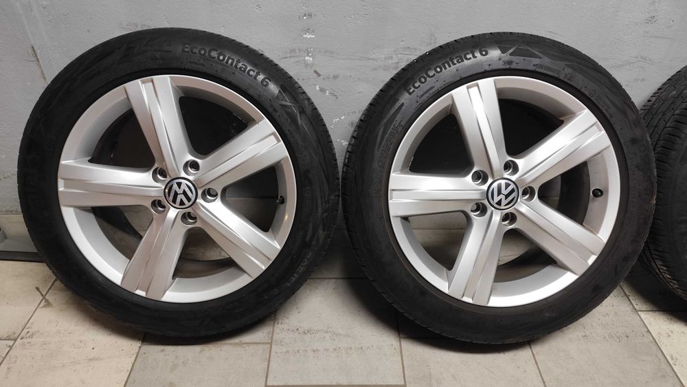 Alufelgi koła felgi 17" 5x112 Oryginał VW passat Golf ,Audi+opony lato