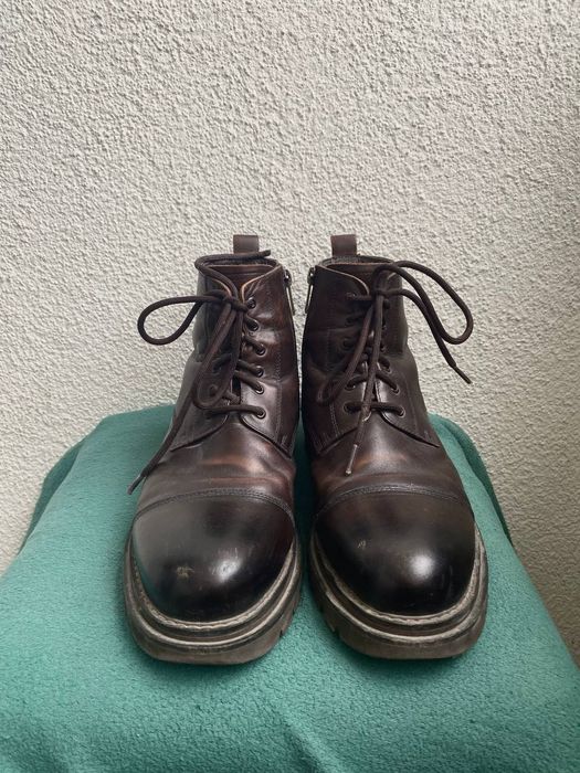 Чоловічі шкіряні черевики ботинки braska осінні