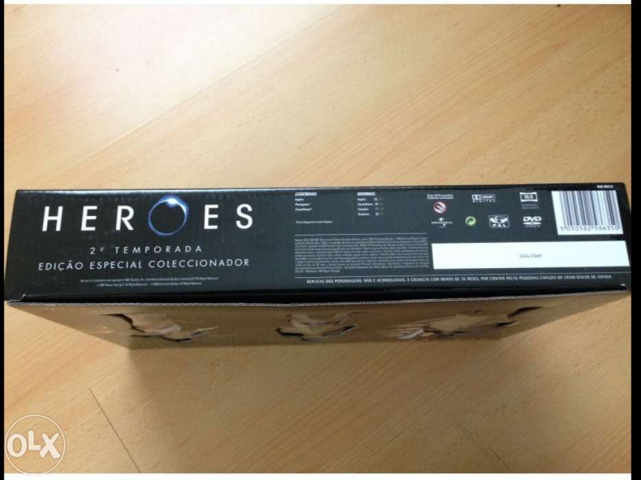 DVD Heroes - 2ª temporada completa Especial com 5 figuras