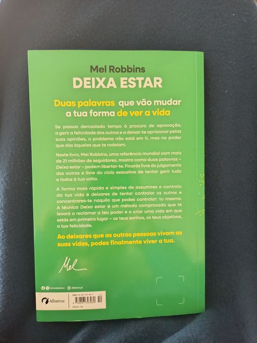 Deixa estar - livro de Mel Robbins