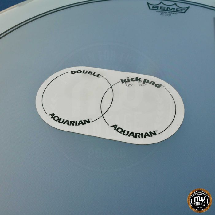 ‼️ Remo - naciąg Powerstroke 3 Clear 22” + łatka podwójna Aquarian ‼️
