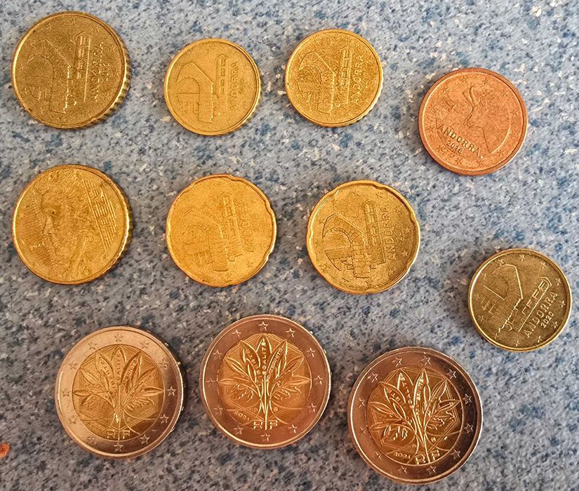 Moedas     euros