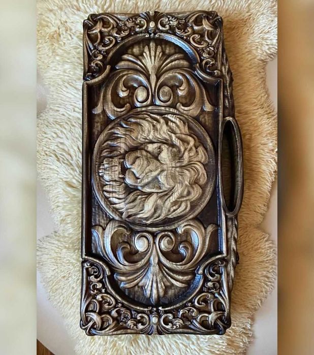 Шахи та Нарди із натурального дерева на подарунок