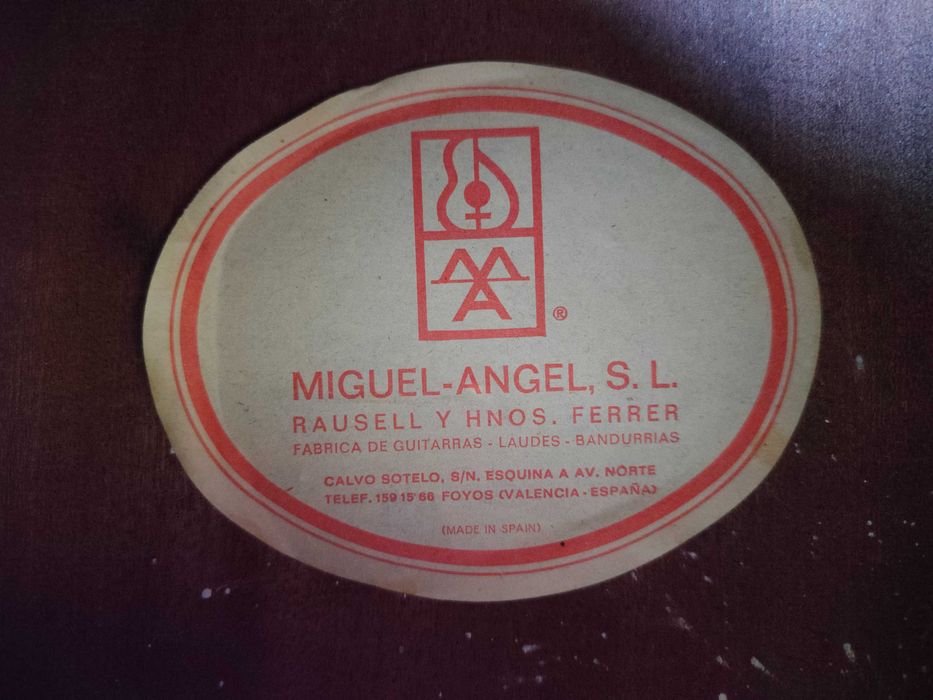 Gitara klasyczna Miguel Angel S.L Hiszpania