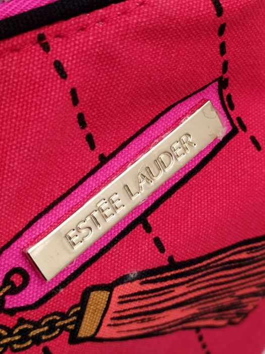 Estée Lauder красная косметичка из США сумочка для косметики