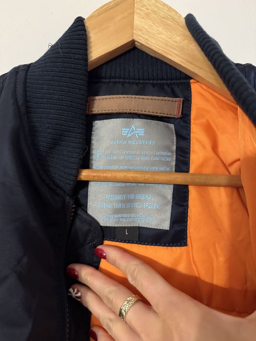 Kurtka bomberka alpha industries L damska granatowa